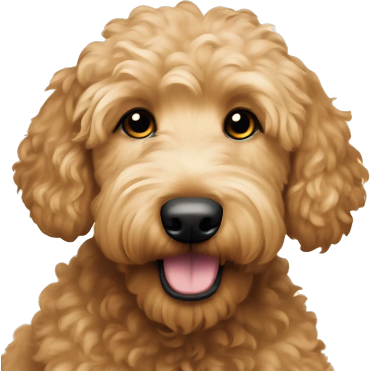Goldendoodle named Jupiter emoji