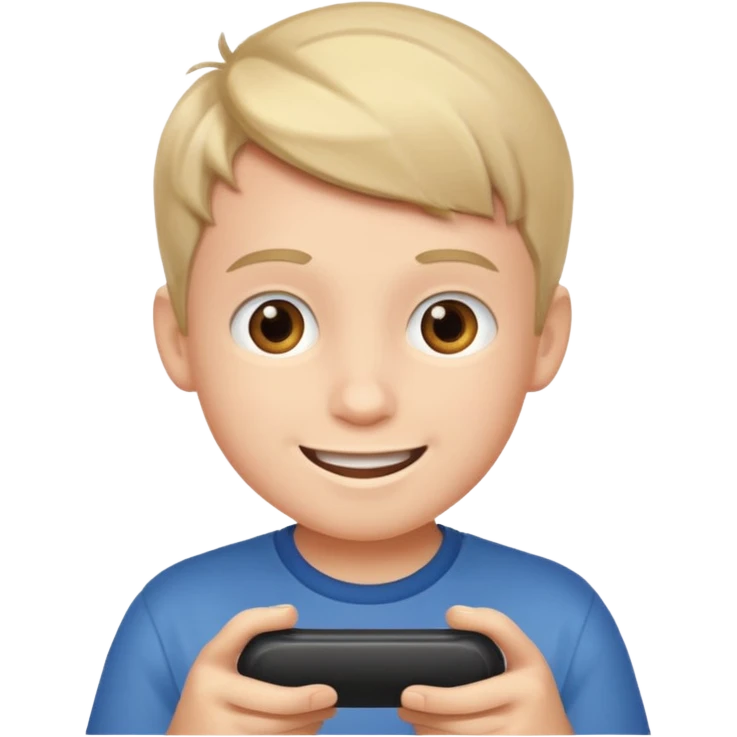 Boy playing a game emoji