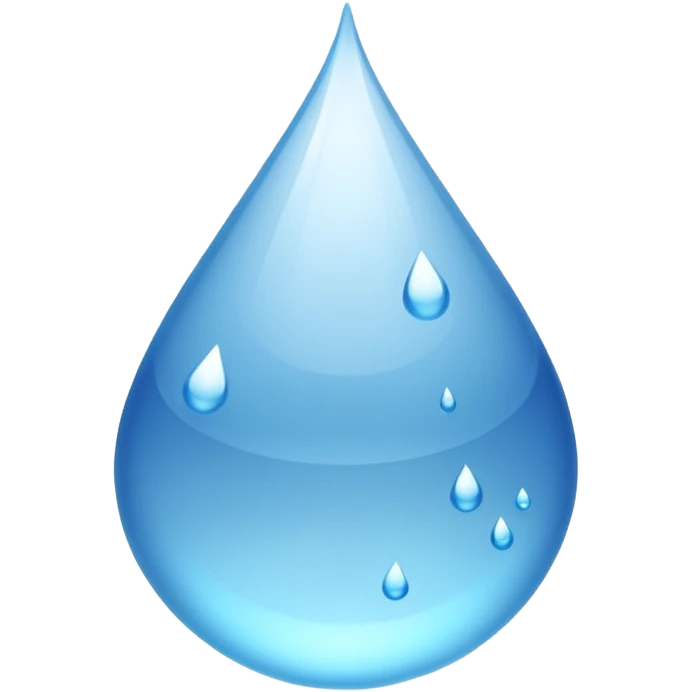 The drops are White  emoji