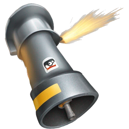 Angle grinder throwing sparks emoji