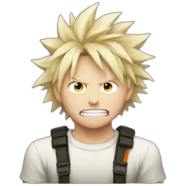 Bakugo angry emoji