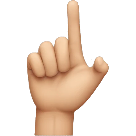 back hand emoji