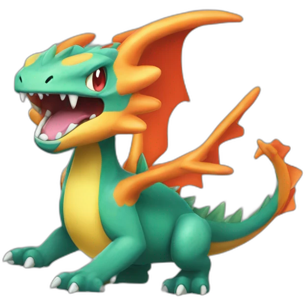 Dracaufeu pokemon emoji