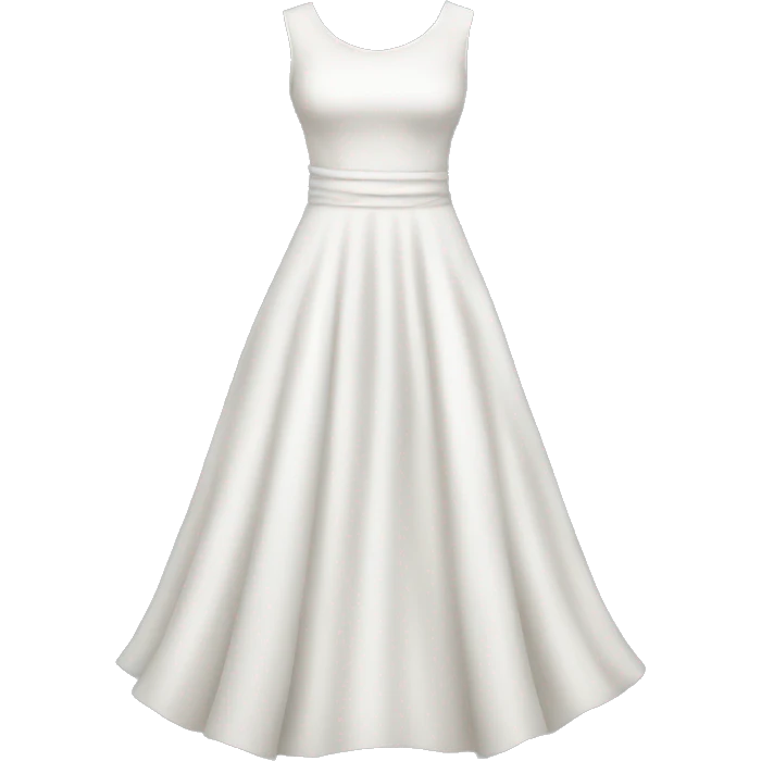 Vestido blanco emoji