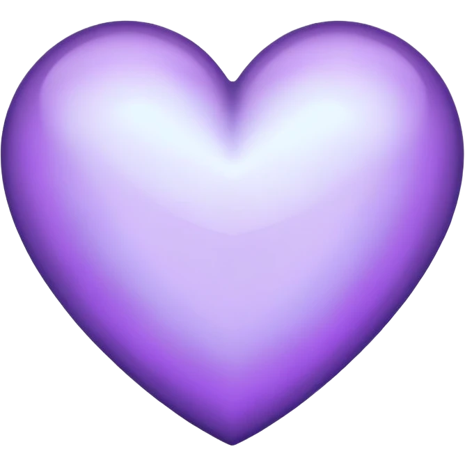 Bluish Purple Heart emoji