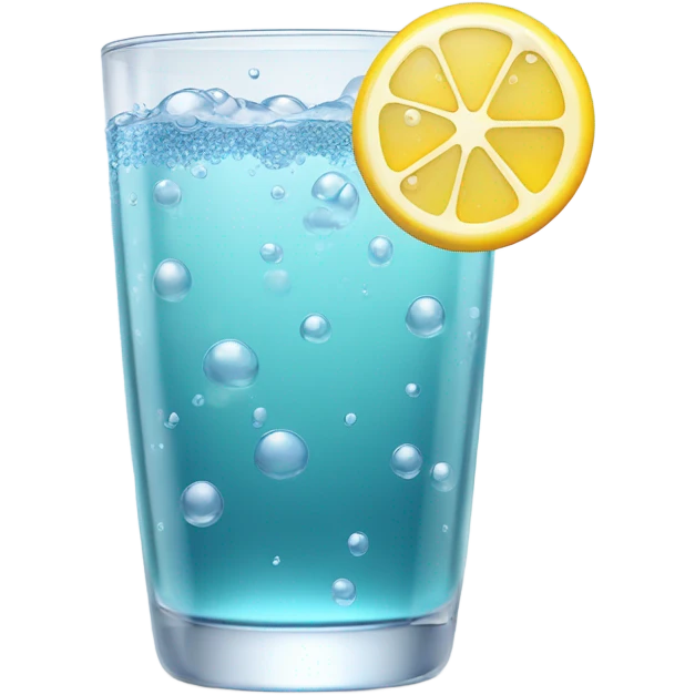 Sparkling water emoji