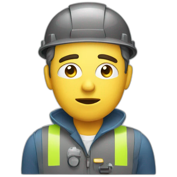 Tired Electrical engineer emoji