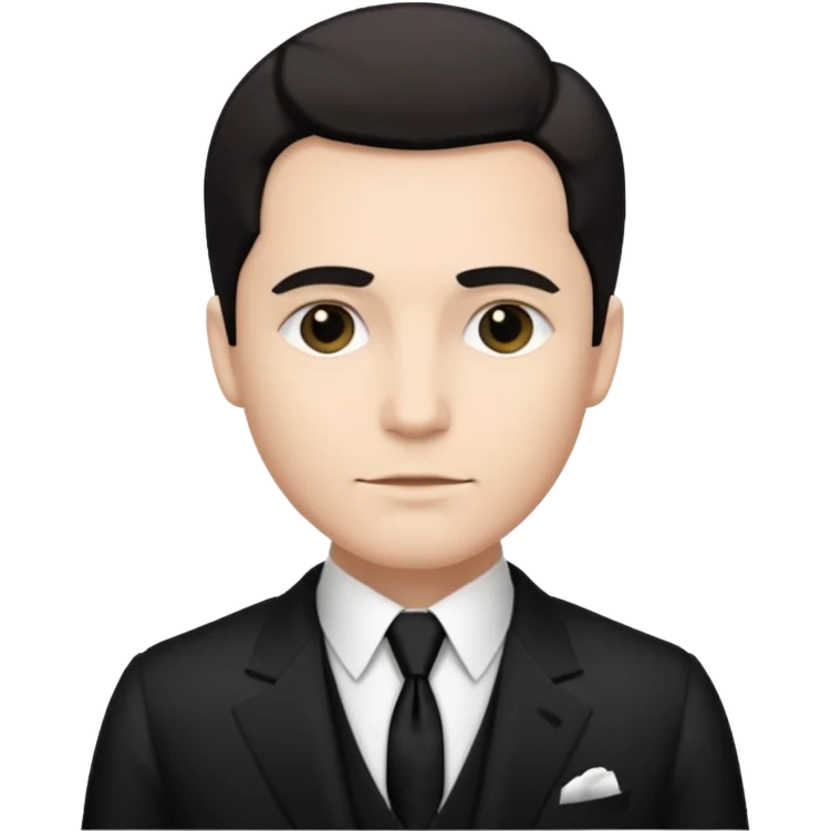 victoria man in 1900's, white suit emoji