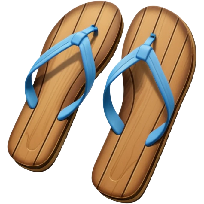 wood flip flop emoji