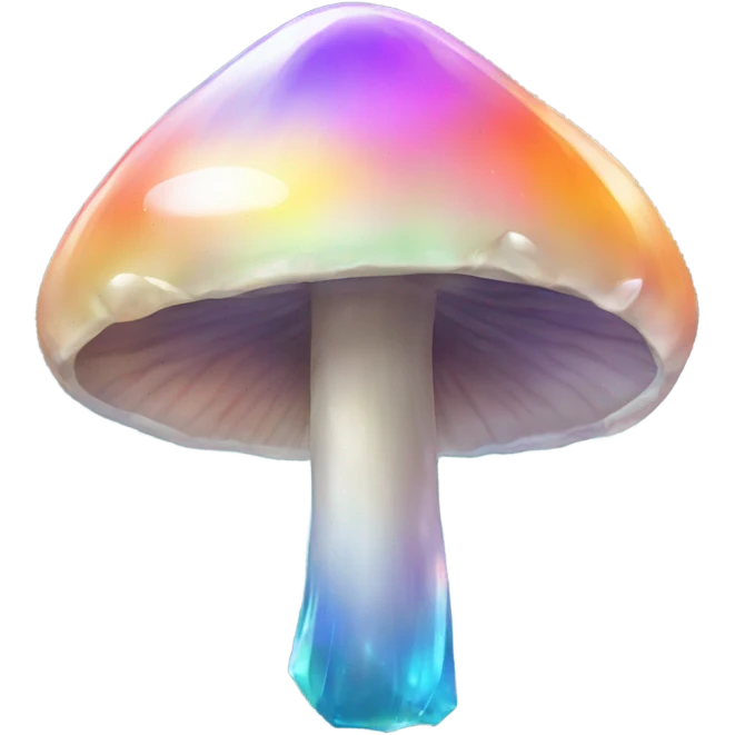 Opal crystal mushroom  emoji
