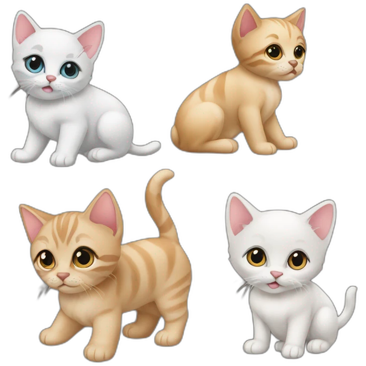 chiots et chatons emoji