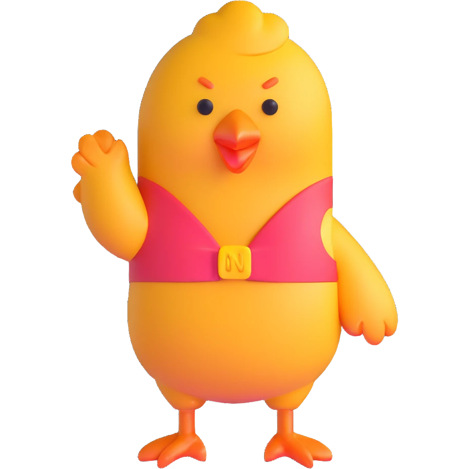chicken nugget wearing a swimsuit emoji