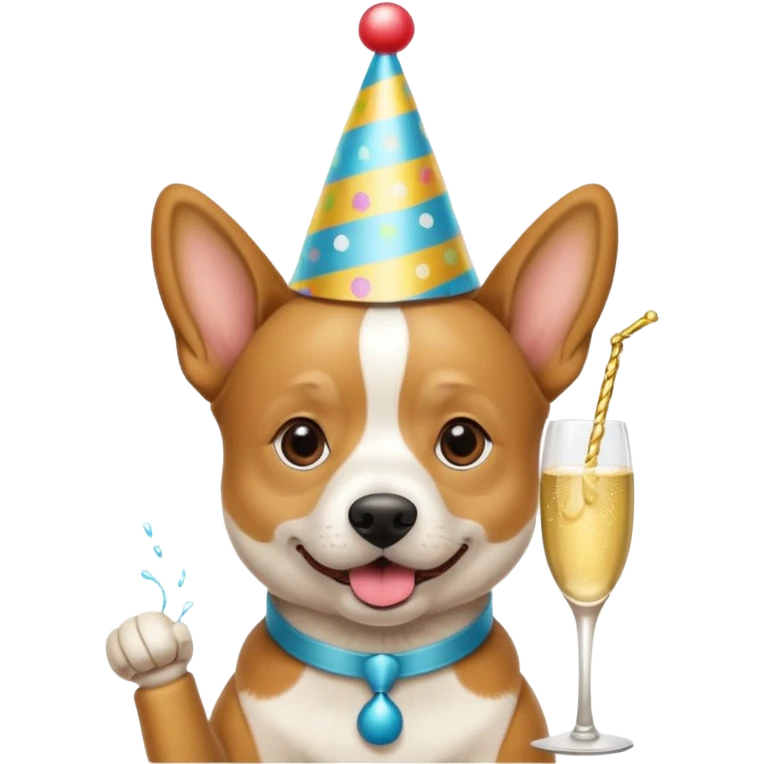 Party dog emoji