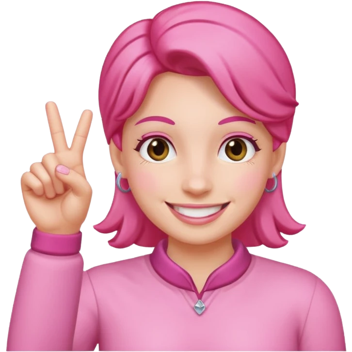 Pinkies up emoji