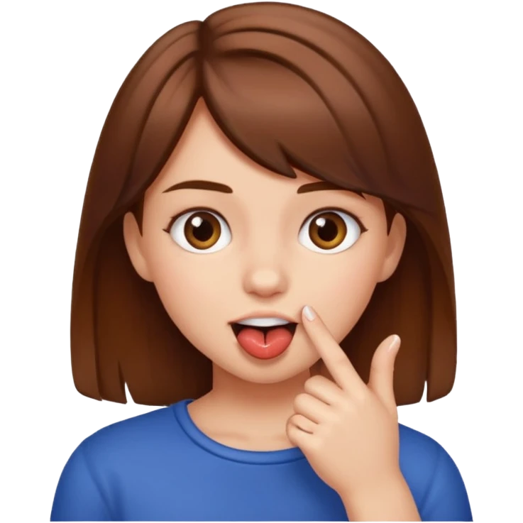 bite your finger girl emoji