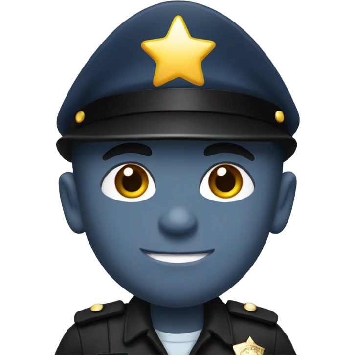 Cop with Santa hat emoji