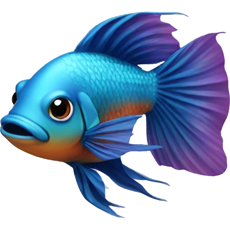beta fish emoji