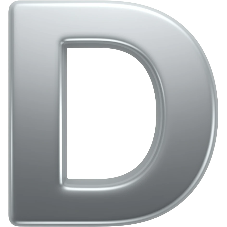 letter D emoji