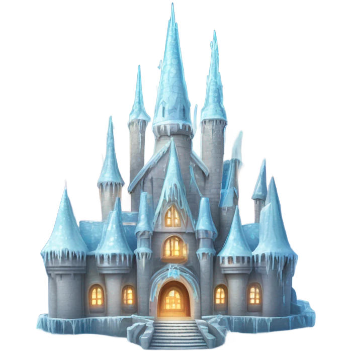 Disney frozen castle emoji