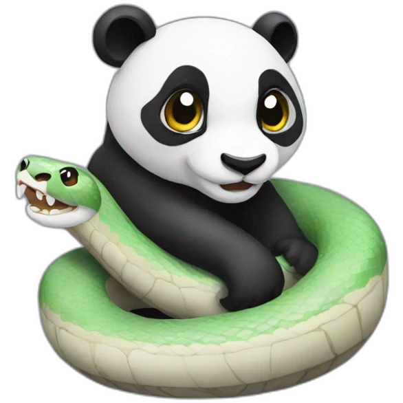 snake panda emoji