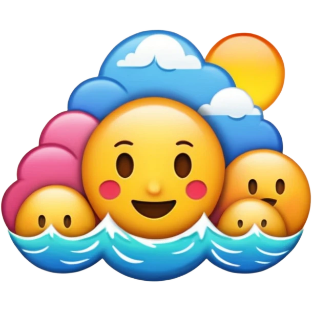 mural painting emoji