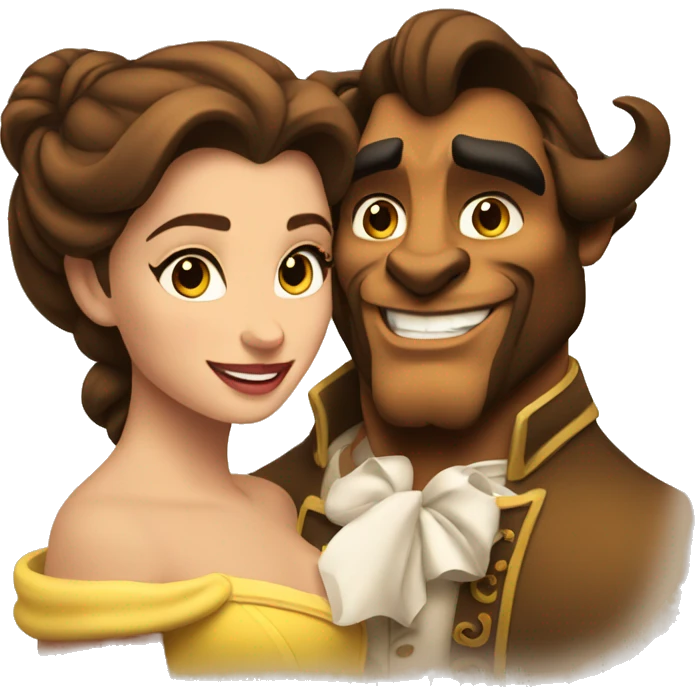 Beauty and the beast emoji