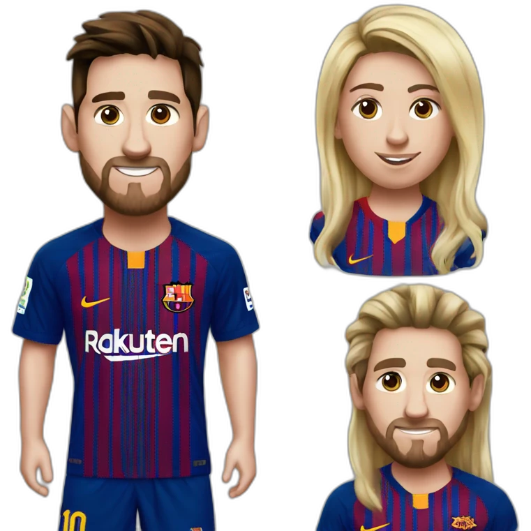 Messi en caca emoji