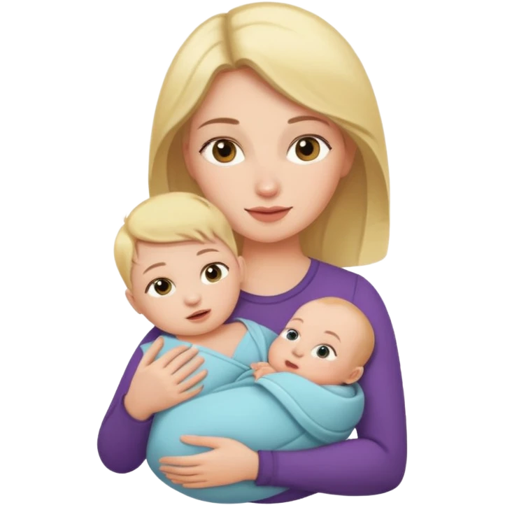 woman holding baby emoji emoji