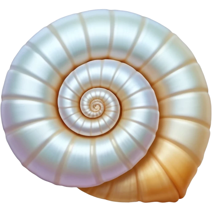 White sea shell emoji