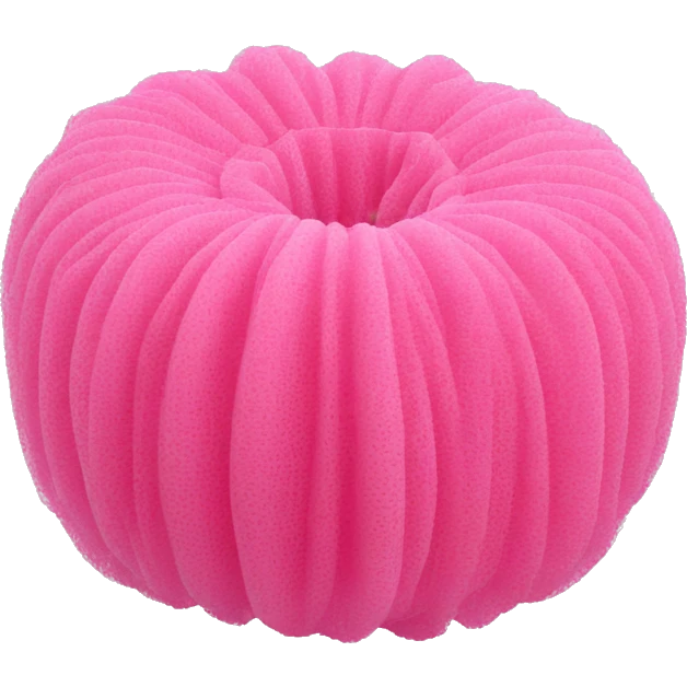 pink mesh sponge loofah emoji