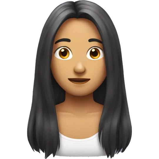 Long hair emoji