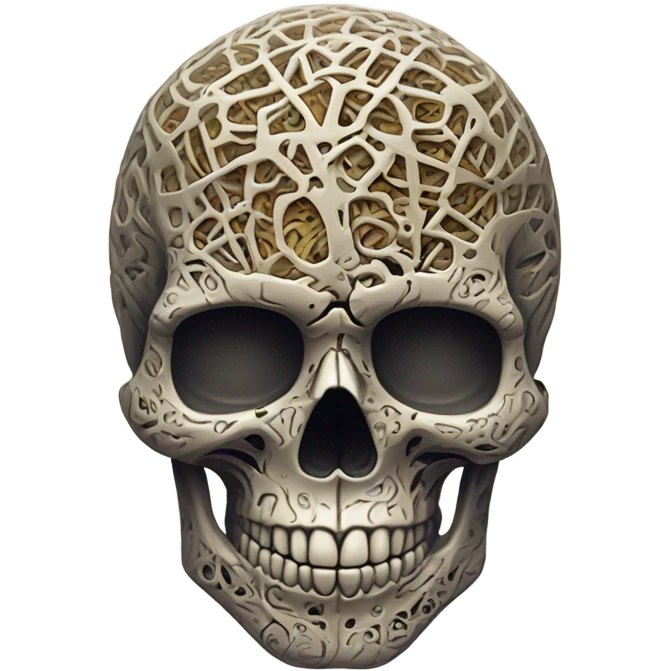 skull mindblon emoji