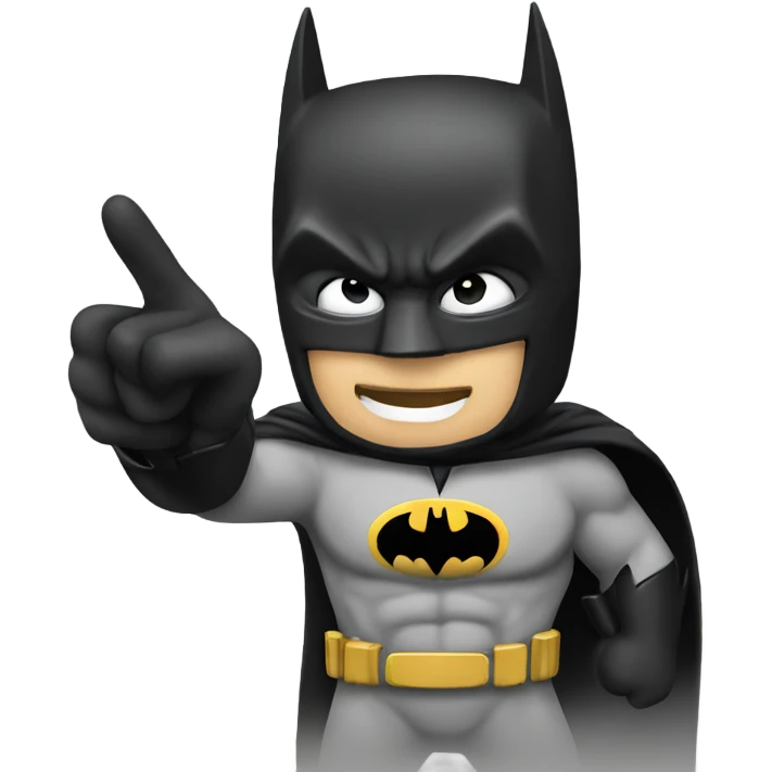 batman pointing left emoji