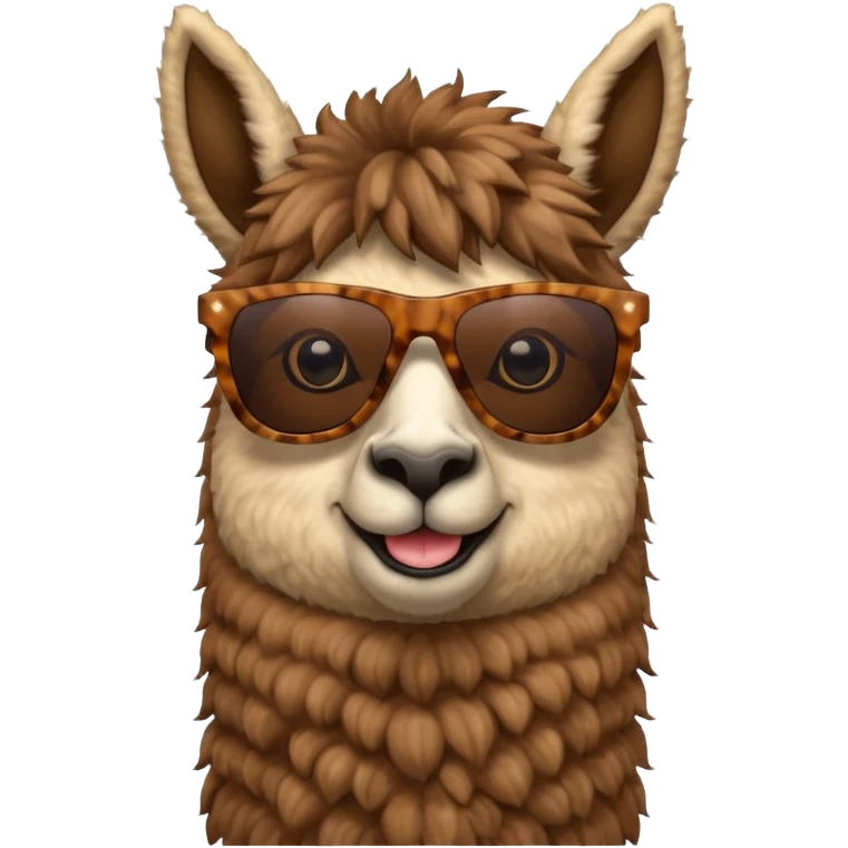 Llama with 🕶️ emoji