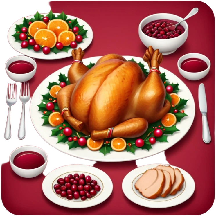 ceia de natal emoji