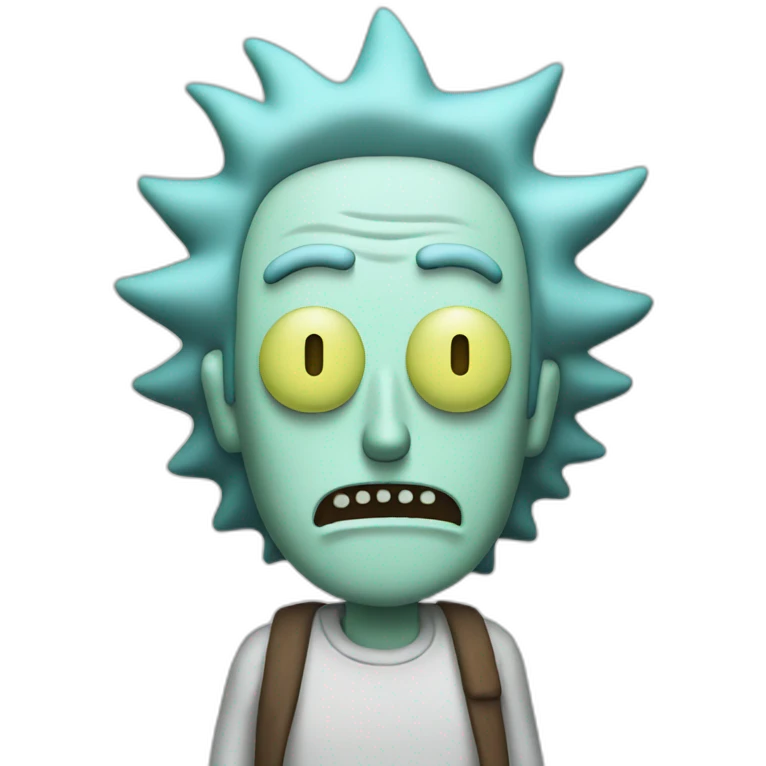 Rick of Rick and morty  emoji
