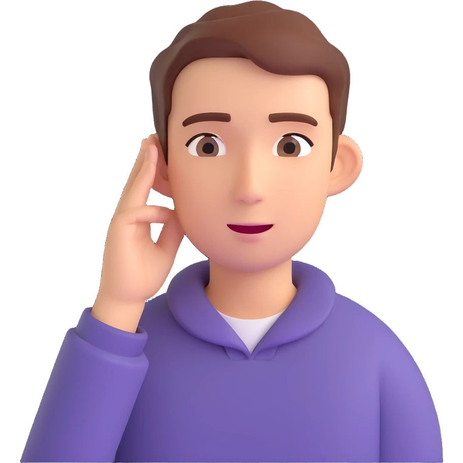 A person with earache emoji