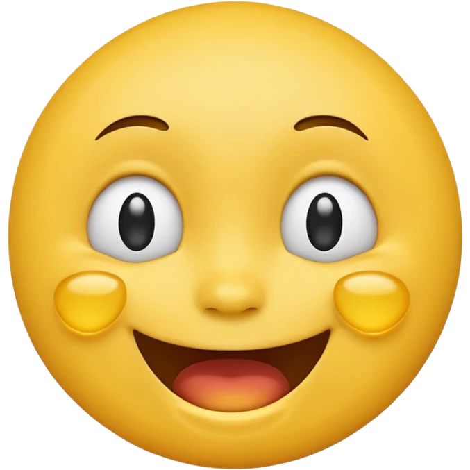 Emoji, yellow round laughing tilted head face with tears of fun emoji