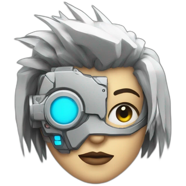 Logo força cyberpunk emoji