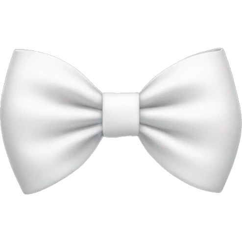 white bow emoji