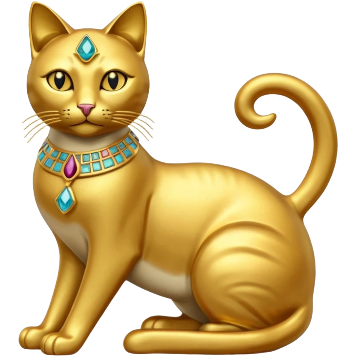 Egyptian Cats: Cat statue with gems









 emoji