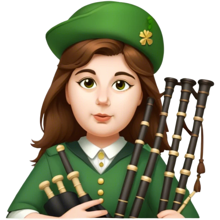 Green Bagpiper emoji