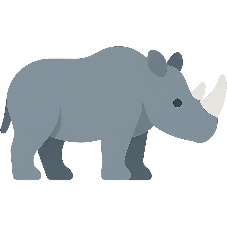 Rhinoceros emoji