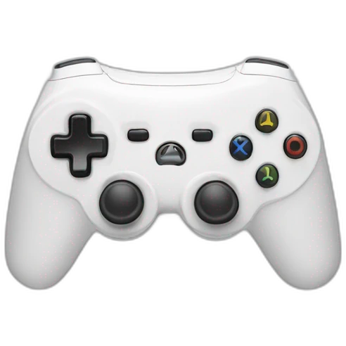 game white console controller emoji