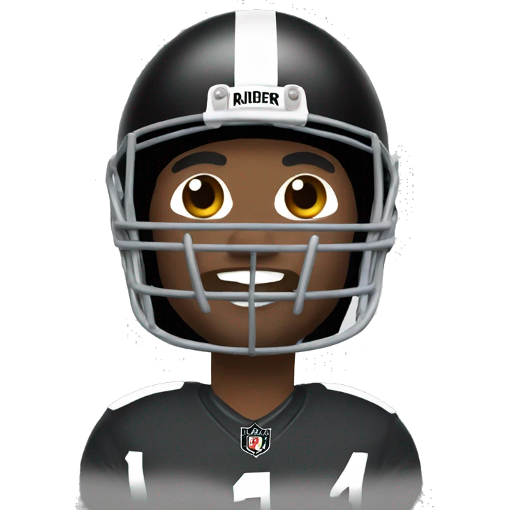 raiders football player emoji