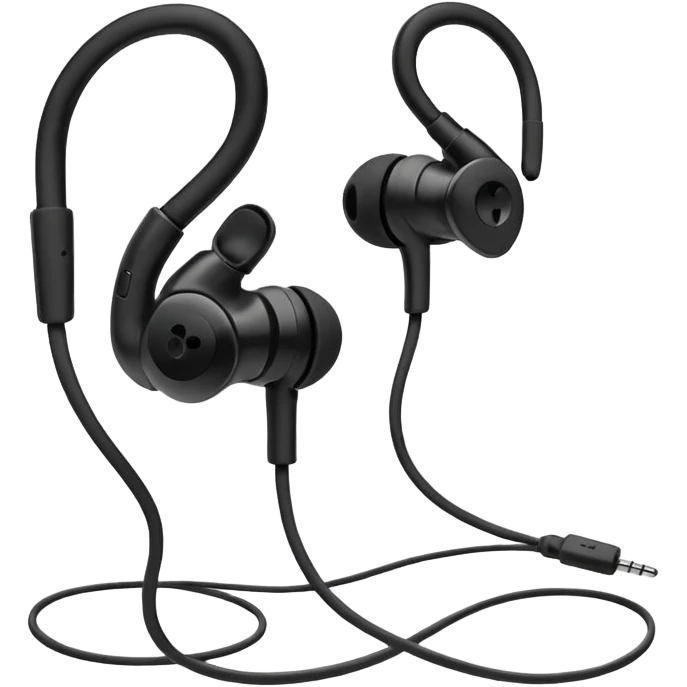 old wired earphones emoji