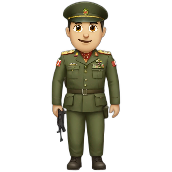Azerbaijan military  emoji