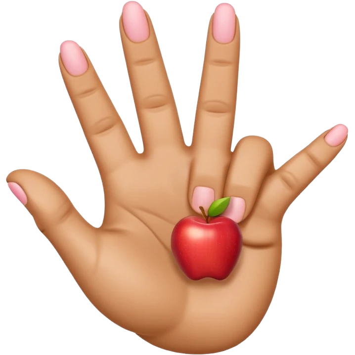 A 3D emoji in iOS emoji aesthetic style of a hand making the “shaka” gesture, with thumb and pinky extended outward and other fingers folded in, cheerful expression, clean white background, glossy Apple-style design
 emoji