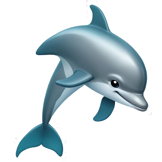 Dolphin holding an envelope with its fins emoji