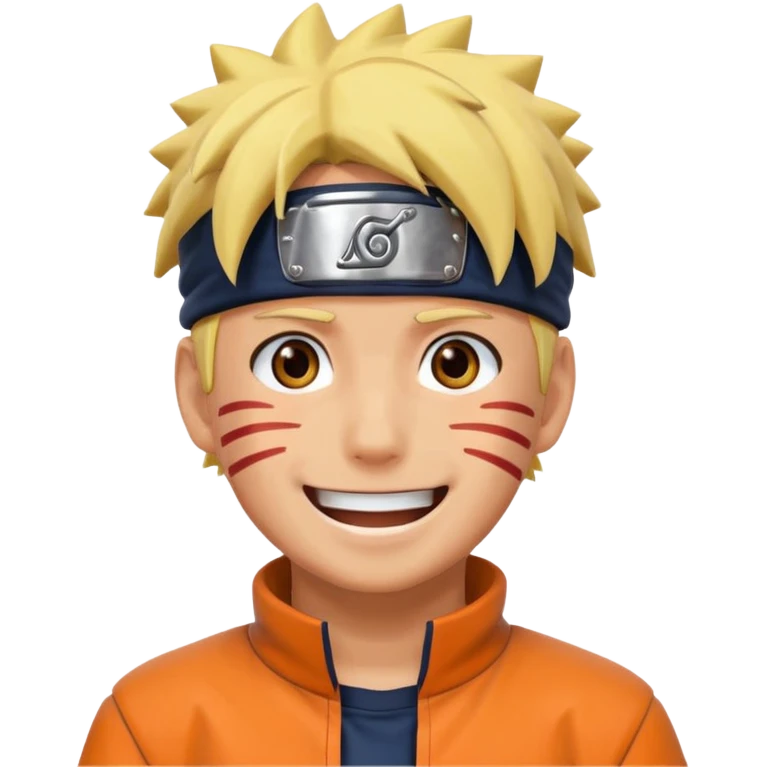 Naruto face haha emoji